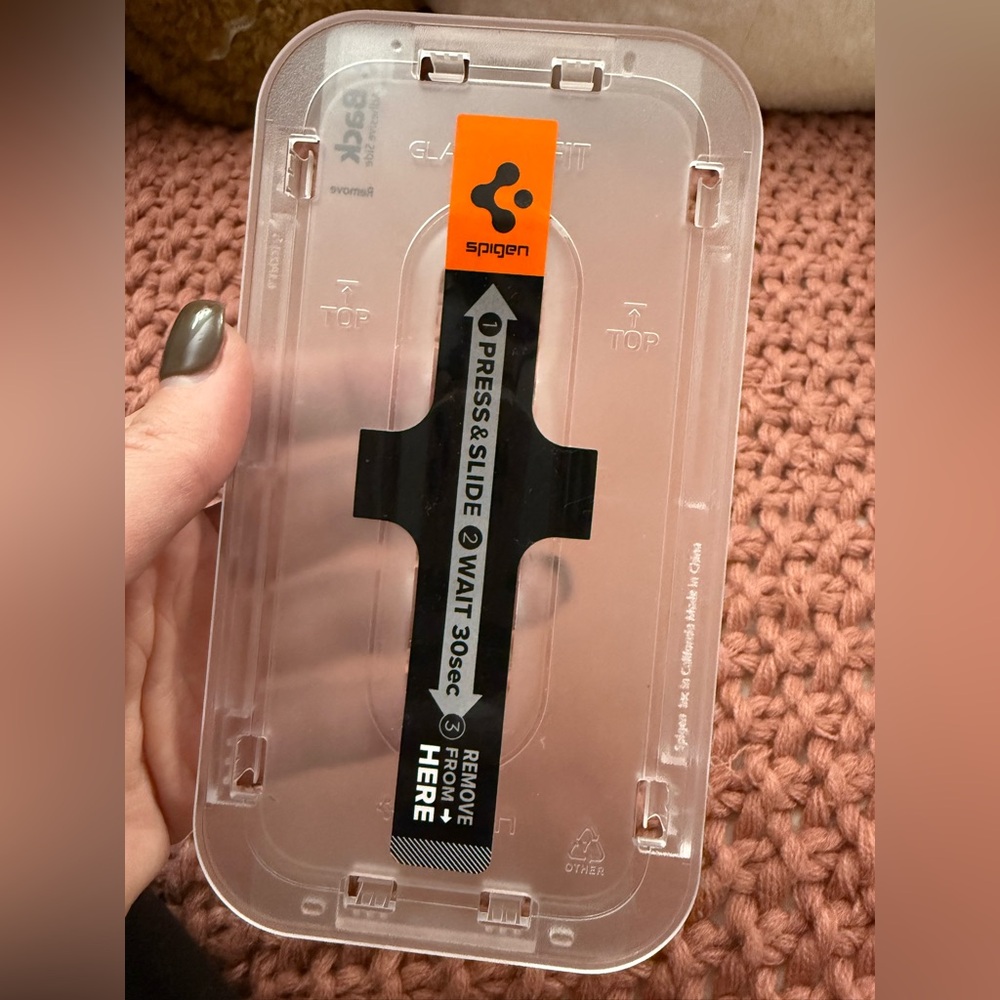 Spigen Tempered Glass Screen Protector designed for iPhone 14 Pro